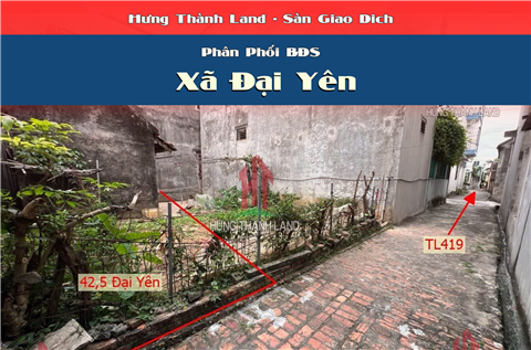 Bán Đất Full Thổ Cư Ngay Gần Đường Liên Tỉnh 419 Tại Đại Yên